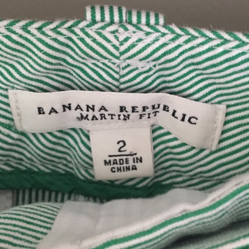 NWOT Banana Republic Striped Shorts - Picture 2 of 2